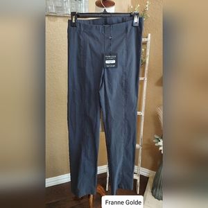 NWT Franne Golde All Season Classic 28 in Size 6 Charcoal Pants